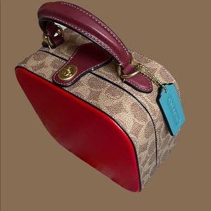 Coach Lunar New Year Square Bag In Signature Canvas